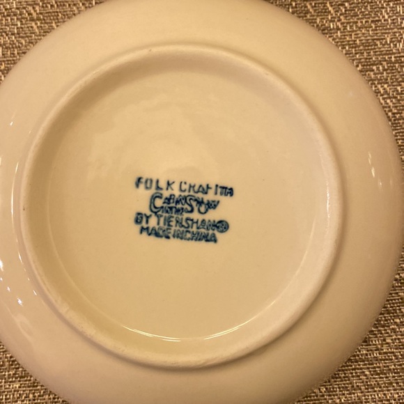 Blue Christmas Scene Mug & 4 Bowls - Picture 3 of 5